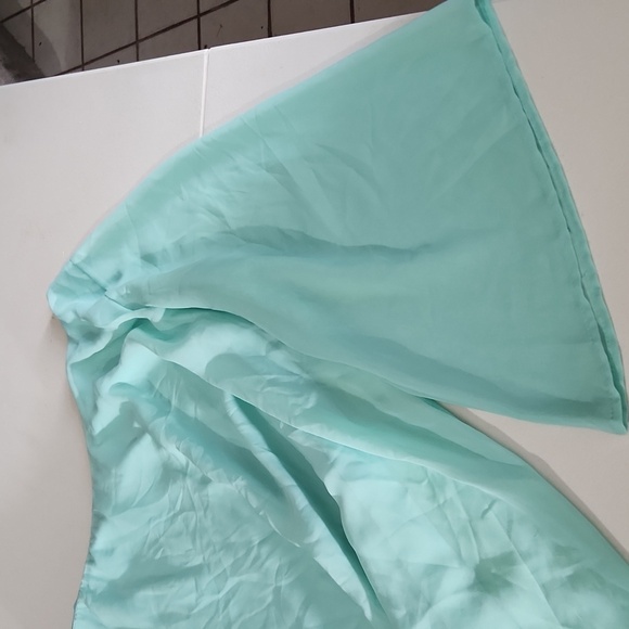 Giddy Up Glamor Womens Dress Size L Sheer Sleeve Western Whimsy One Shoulder - Picture 2 of 5